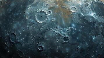 The rugged beauty of the Moon captured from a stunning top-down angle photo