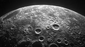 A breathtaking top-down view highlighting the Moon's barren elegance photo