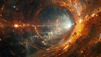 Enigmatic Black Hole Capturing the Mystery of a Cosmic Singularity photo