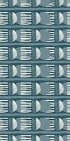 Vertical Seamless geometric pattern abstract modern design with textured semicircles lines shapes in blue white aesthetic background perfect for fabric wallpaper digital print contemporary decor vector