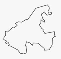 Vijayanagara District map vector