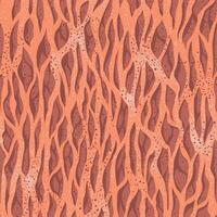 Seamless pattern of wood texture in terracotta color vector