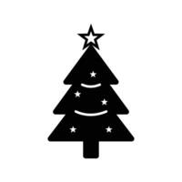Christmas tree hand drawn illustrations vector