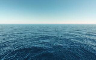 A view of the ocean from above photo