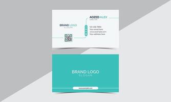 Modern Business card Design Layout vector