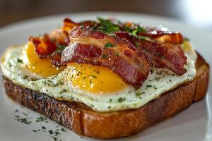 A plate with a breakfast sandwich photo