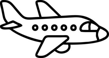 Air Plane illustration with a light blue theme, creating a soothing and delightful visual experience. vector