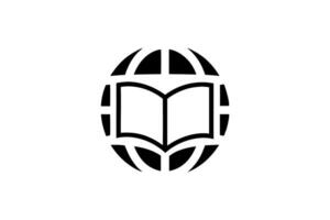 World Book and Copyright Day illustrated by diverse readers exploring books in a globe shaped library dedicated to creativity and learning vector