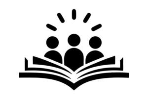 An open book glowing with golden light, embodying the joy of reading and knowledge sharing for World Book and Copyright Day vector