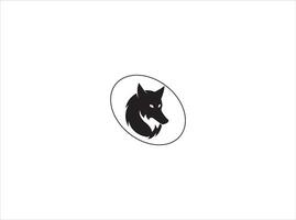 powerfull wolf design vector