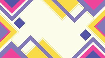 Vibrant abstract background featuring bold geometric rectangles and diagonal lines in bright colors perfect for design use vector