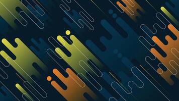 Modern abstract background with flowing line elements in orange green and blue colors Ideal for web digital or graphic design backgrounds and creative layouts vector