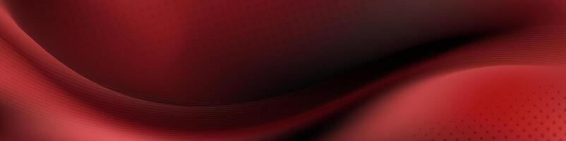 Abstract red flowing background. vector