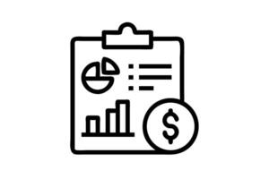 Cash Flow Analysis Vibrant illustration showing business growth with charts, data, and financial analysis for success vector