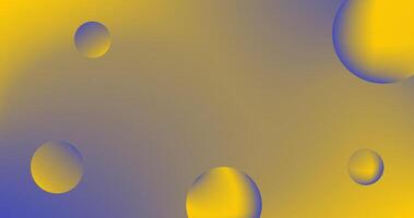 Green Gradient Abstract background and Circles illustration. Creative concept design. vector