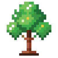 Botanical Digital Sustainability Tree with Green Leaves and Trunk in a Natural Setting vector