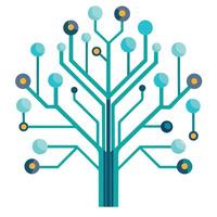 Design Electric Circuit Branches for Flat Tree Style vector