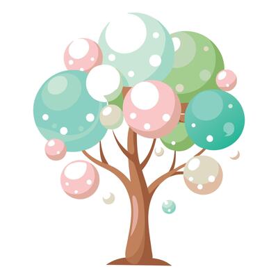 Create Floating Bubble Canopy for Flat Design