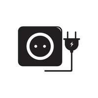 electric cord icon element design vector