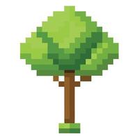 Digital Trunk Tree Solid Canopy Design vector
