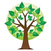 Abstract recycling tree artwork symbolizing a greener future vector