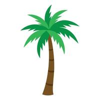 Simple yet elegant tropical palm tree artwork in a clean format vector