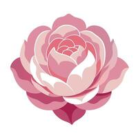 Abstract fading shadow peony with a smooth gradient disappearance in art vector