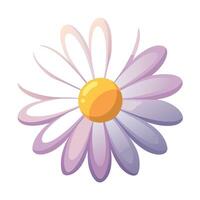 Abstract soft gradient daisy with beautifully fading petals in art vector