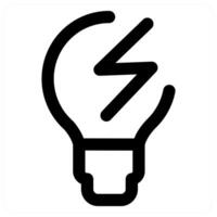 Idea Power and innovation in black color vector
