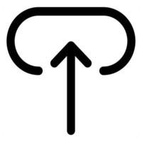 Upload icons concept in black color vector