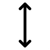 Directions and Arrow icon in black color vector