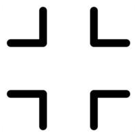 Arrows icon concept in black color vector