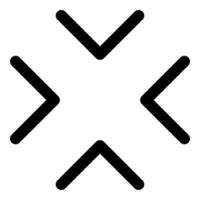 Direction and way icon concept in black color vector