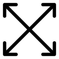 Directions and Way icon concept in black color vector