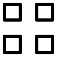 Menu Bar and direction icon concept in black color vector