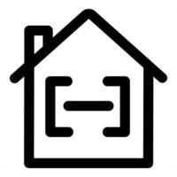 Home and comfort icon in black color vector