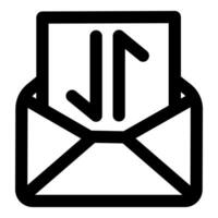 Message Sync icon concept in black color vector