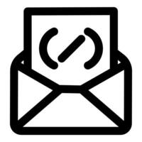 Message and communicate icon concept in black color vector