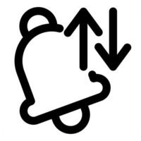 Notification Sync and refresh in black color vector