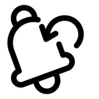 Refresh Notification icon in black color vector