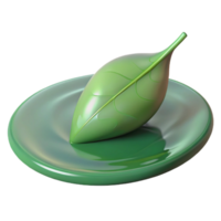 stunning classic A Single Leaf Floating on the Surface of authentic png