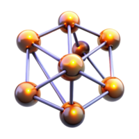 magnificent vintage A Network of Interconnected Glowing premium png