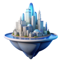 wonderful minimalist A Futuristic Cityscape Built on the authentic png