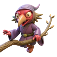 magnificent artistic A Tengu a Japanese Goblin with a Long No original png