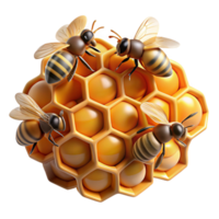 serene traditional A Swarm of Bees Buzzing Around a authentic png