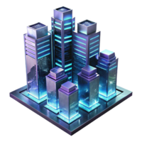 beautiful abstract A Futuristic Cityscape of genuine png
