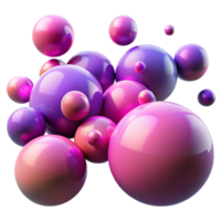 magnificent modern A Field of Floating Orbs in Varying premium png