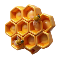 magnificent vintage A Close Up of a Honeycomb with Bees high resolution png