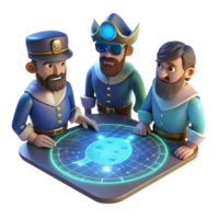 stunning creative A Group of Space Pirates Gathered high resolution png