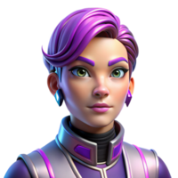 elegant rustic Portrait of a Nonbinary Person with Short genuine png
